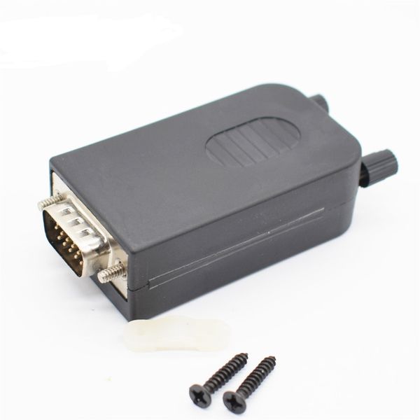 D-SUB DB15 VGA Erkek 3 Satır 15 Pin Fiş Breakout Terminalleri Vida Tipi DIY Bağlayıcı