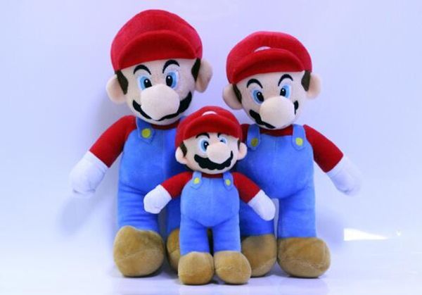 

2 style 20cm mario & luigi super mario bros plush doll stuffed toys for baby good gifts
