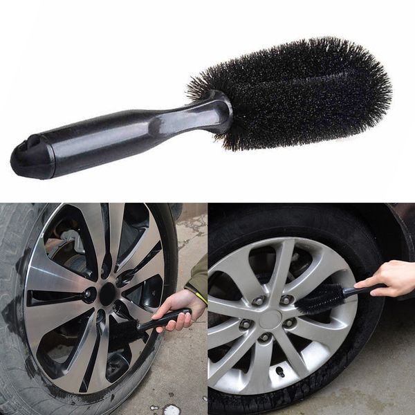 

2018 car wheel tire rim scrub brush washing cleaner vehicle cleaning tool car wheel brush wheel cleaning brush dhl ing