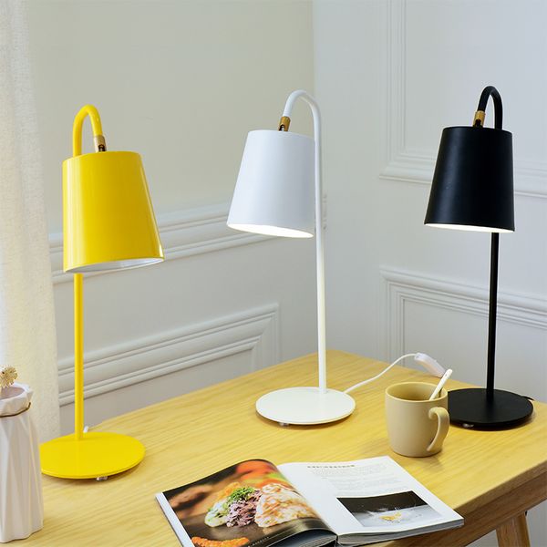 

modern minimalist eye protection table lamps bedroom bedside desk lamp metal reading led table light fixtures student learning protect eyes