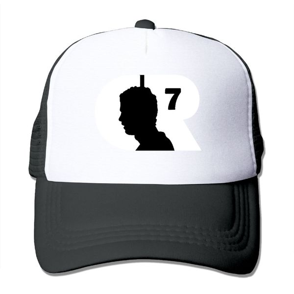 

mens womens cristiano ronaldo cr7 trucker caps men girls cool summer caps girl baseball mesh trucker cap hat, Blue;gray