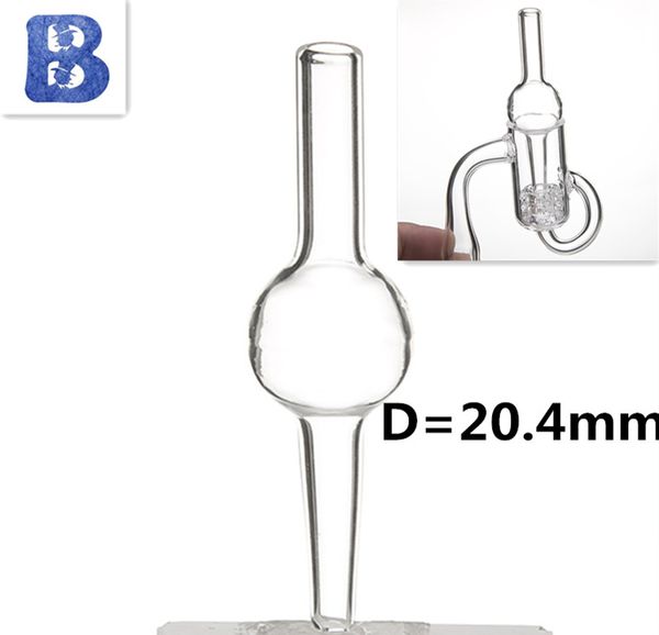 DHL Smoking Glass Carb Cap OD 20,4 mm Höhe 72 mm Glaskuppel für Quartz Diamond Loop Banger Nail Dab Rigs Hookha Bongs