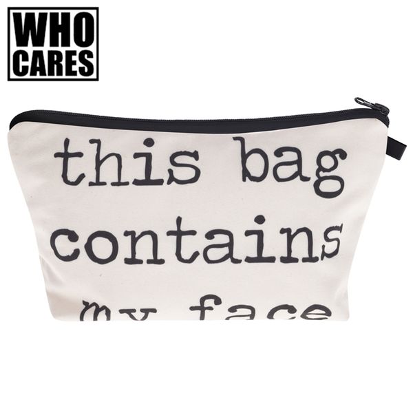 

this bag contains 3d print women cosmetics bags trousse de toilette 2017 neceser organizer maleta de maquiagem vanity makeup bag