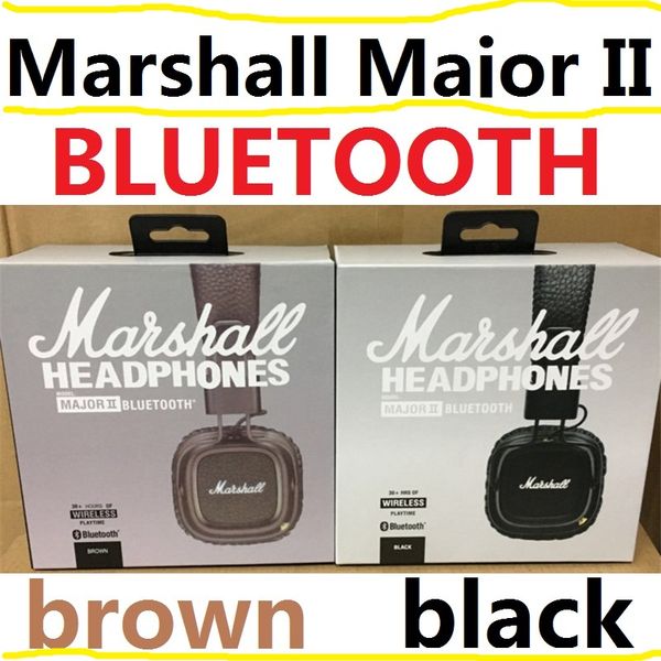

Marshall Major II 2.0 Bluetooth беспроводной черный коричневый наушники DJ Studio Взбить наушник Dee