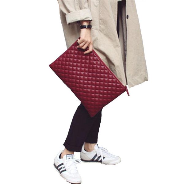 

women day clutche diamond lattice envelope bags ladies big capity bag female pu leather party evening bag luxury design bolsa