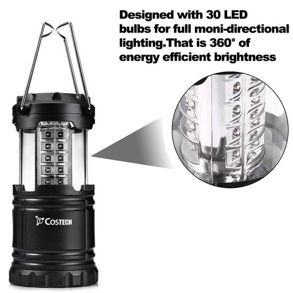 

collapsible 30 led lanterns led lawn garden lamp path wall light super bright outdoor camping tents light dhl 50pcs