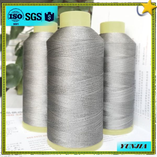 

u-silver silver conductive sewing thread 260d, Black;white