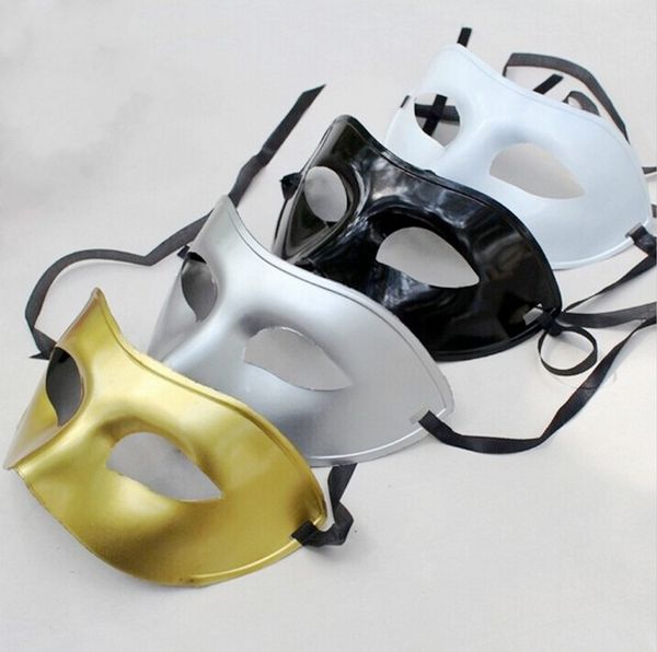 

classic men's masquerade mask fancy dress venetian masks masquerade masks plastic halloween party half face mask na13