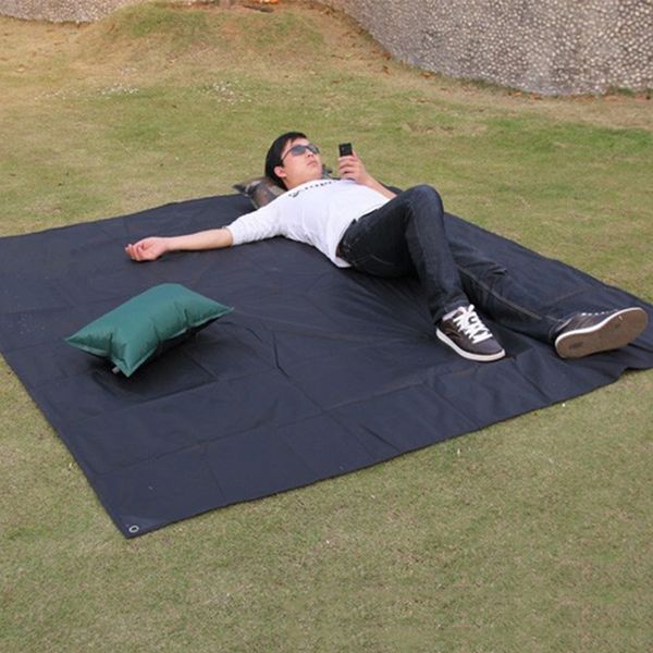 

waterproof outdoor tarp airbed picnic camping bay play mat plaid blanket