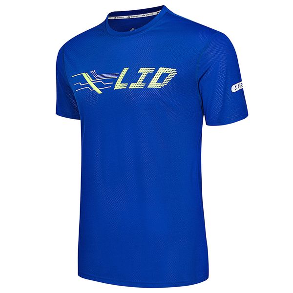 

men short sleeve fitness basketball running sports t shirt marathon bodybuilding gym quick dry training jogging jersey, Black;blue