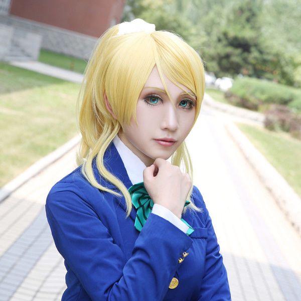 Liebesleben! Love Live Ayase Eli Perücke im Cosplay-Stil