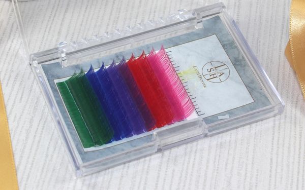 

eyelash extensions 100% mink hair colorful jn002