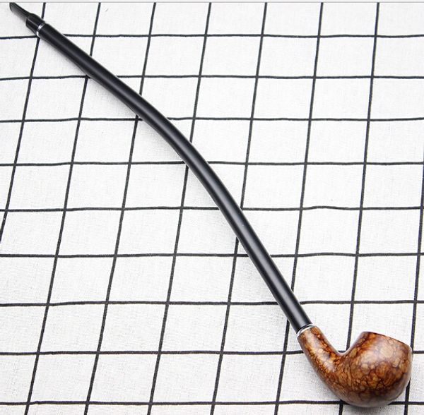 Uzun çubuk sigara borusu ahşap sigara tutucu yaratıcı filtre tütün borusu hediye