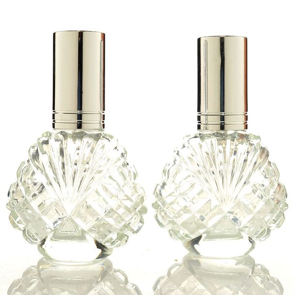 

15ml transparent glass refillable bottles perfume spray bottle atomizer perfume bottle portable bottle fast shipping f1173