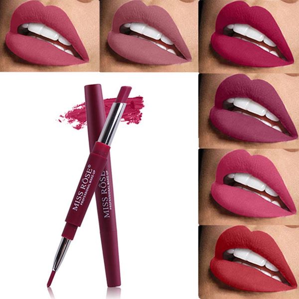 

miss rose brand lipstick moisturizer waterproof makeup matte lipstick long lasting easy to wear lips