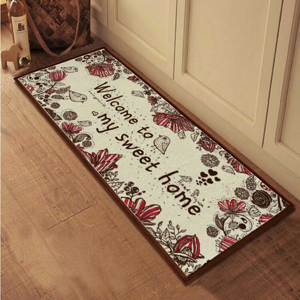 

coral velet welcome home door mats in door corridor mats non-slip kitchen rugs bedroom floor carpets bedside