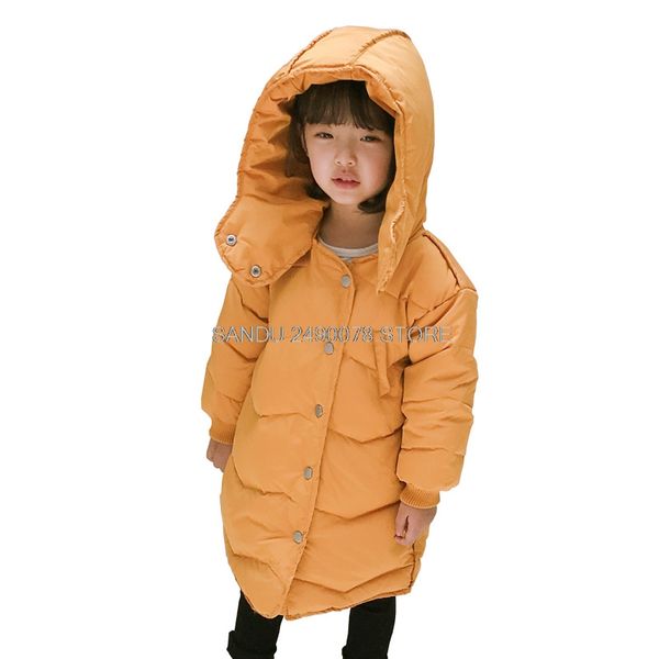 Girls Boys kids jacket hood Duck Warm Puffy Coat winter outerwear children Snow