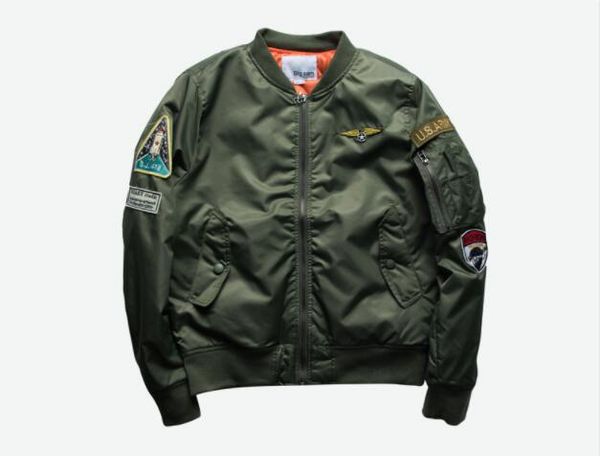

Mens High Street Bomber Jackets Man MA1 Baseball Pilot Flight Jackets Mens Fashion Brand PUNK Coats Outerwear Plus Size 5XL