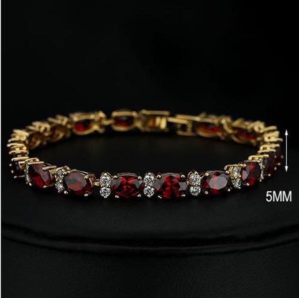

bracelet rhinestone women femme female armbanden trendy jewelry red white olive green cubic zircon luxury zirconia cubic chain