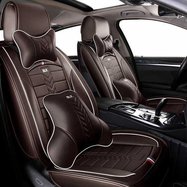 Automobiles Leather Universal Car Seat Cover For Mazda 2 3 6 Cx 5 Peugeot 407 508 Kia K2 Rio Sportage Ceed Cerato Custom Infant