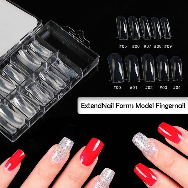

poly gel varnish set nail apolygel kit quick builder extension french crystal jelly nails art manicure tips, Red;gold