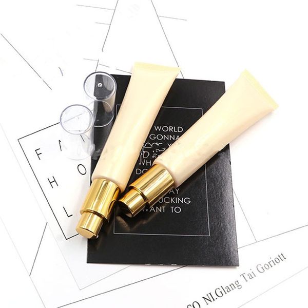 

30ml pla tic ho e with pre ed pump co metic foundation un creen unblock packaging tube oft bottle fa t hipping f399