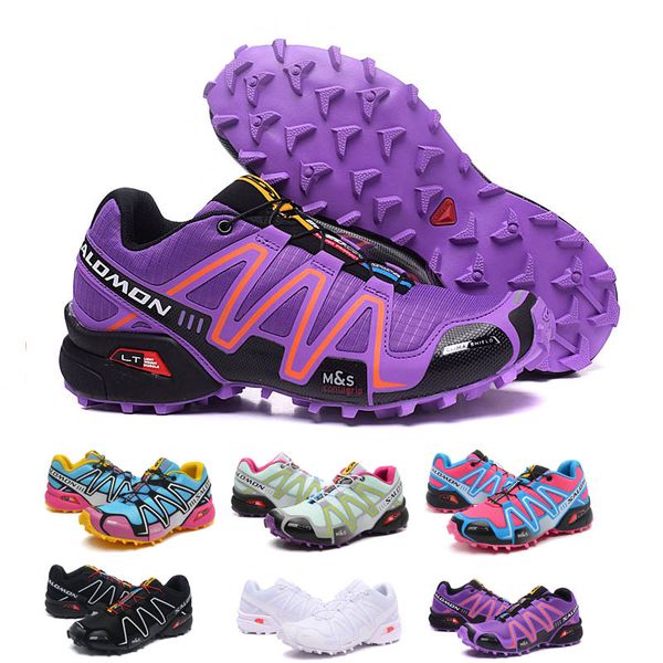 

2018 NEW ARRIVEL Salomon women Shoes zapatos hombre Speed Cross 3 CS III Sport Sneakers Women Speed cross Solomon running Shoes 36-40