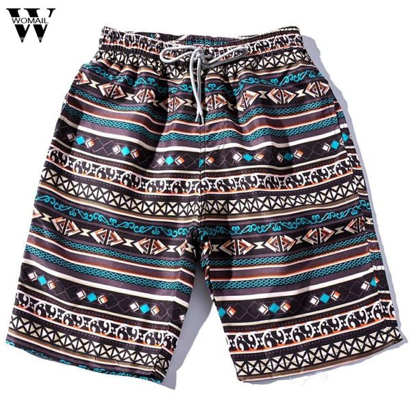 

womail summer men couples beach floral bohe shorts trunks nickel pants plus size short pants casual short 2018 l30720, White;black