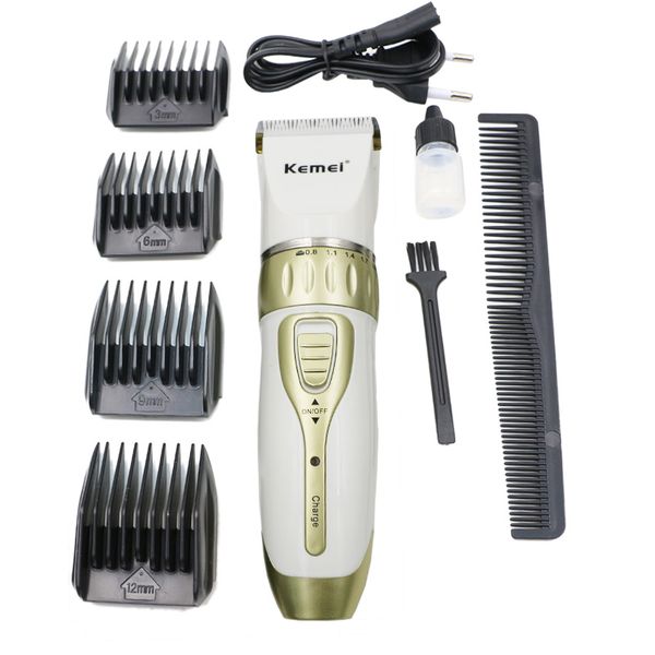 Kemei Rechargeable Electric Hair Clippers Professional Hair