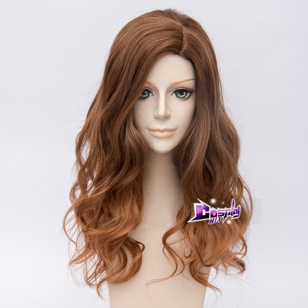60cm Hermione Granger Long Curly Brown Women Fashion