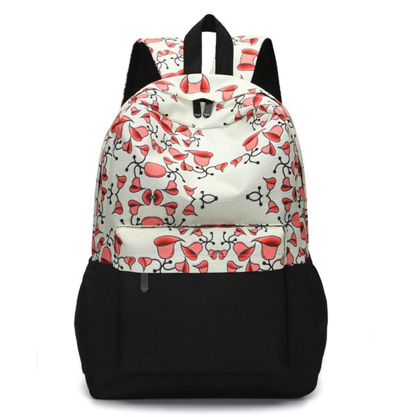 

maison fabre backpack female school backpack fresh style women backpacks floral print bookbags female drop shipping o0927#25