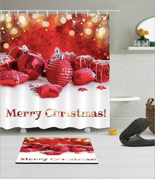 

creative gifts pattern 3d print custom waterproof bathroom modern shower curtain polyester fabric bathroom curtain door mat sets
