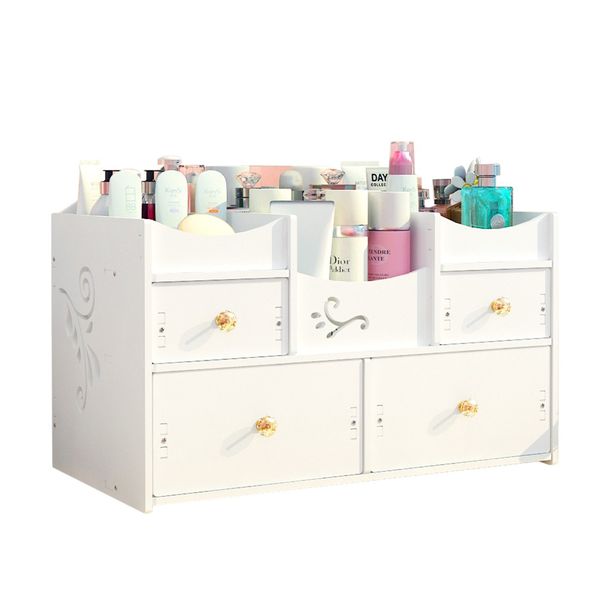 

рабочий стол косметика ящик для хранения древесины пластиковые бытовые простой ящик отделка коробка туалетный столик стойку косметический че