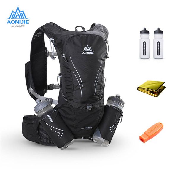

aonijie outdoor running bags cross-country backpack men and women shoulder bags marathon riding water bottle running vest