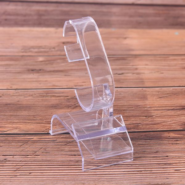 

fashion clear acrylic practical bracelet watch display holder stand rack high quality, Black;blue