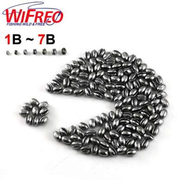 

100PCS 1B to 7B Premium Split Shot Lead Fishing Sinker Weight Combo With Box for Option Fishing Accessories for Fly Carp [PZ001]