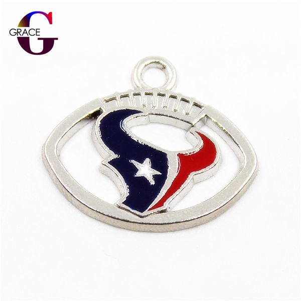 

20 шт. / лот футбольная команда спорт подвески подвеска мотаться подвески для diy спорт ожерелье браслет серьги ювелирные изделия, Bronze;silver