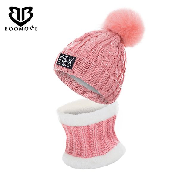 

boomove neck warm hat pompoms winter hat for women girl wool beanies skullies bonnet femme balaclava sacrf set drop shipping, Blue;gray