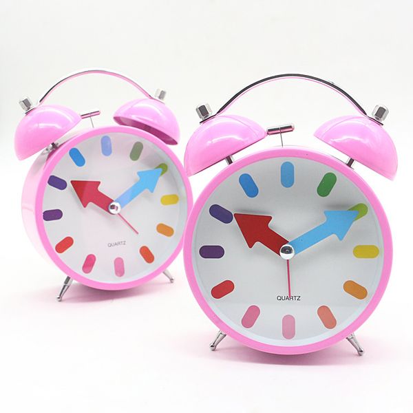 2019 Metal Mute Alarm Desk Clock Creative Bedside Bell Watch