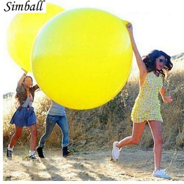 

balloons 36 90cm wedding inch party balls happy 1pc helium decoration inflatable big air balloon latex birthday clear balloons fghgd