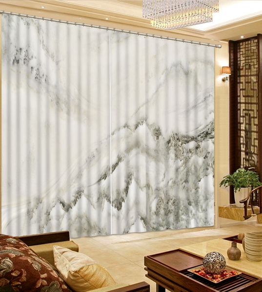 

3d curtains marble blackout european style curtains living room bedroom l curtain window blinds