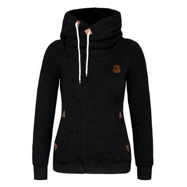 

Elegant Winter Zipper Hooeded Sweatshirt Women Long Sleeve Pullover Streetwear Hoodies Pullover Hoodies Mujer Sudadera New Hot