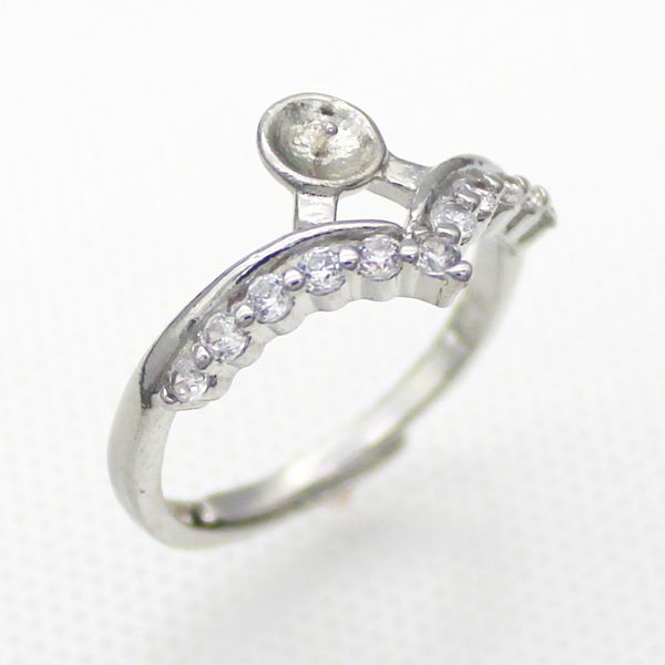 

wholesale natural freshwater pearl silver ring, 100% natural freshwater pearl, pearl ring desig(pearl has 28 colors), Golden;silver