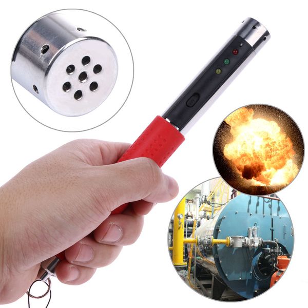 Freeshiping portátil Mini Gás Combustível Vazamento Indicador Metano Propano LPG Leak Detector com Luz Som do alarme para Uso Doméstico industrial