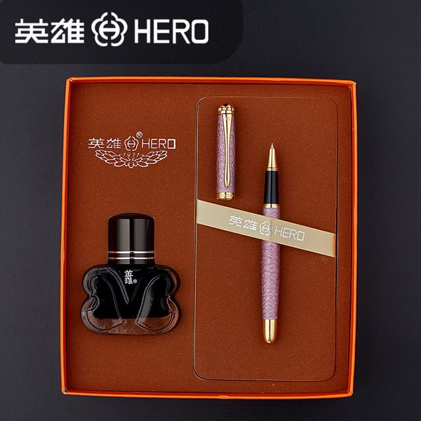 

hero fountain pen 1520 office students practicing calligraphy pen