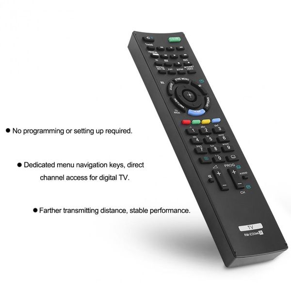 Controle remoto VBESTLIFE para Sony RM-ED044 LED LCD TV Controle remoto de substituição Controle remoto inteligente
