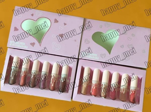 

Бесплатная доставка ePacket новый макияж губ розовая коробка косметика день рождени