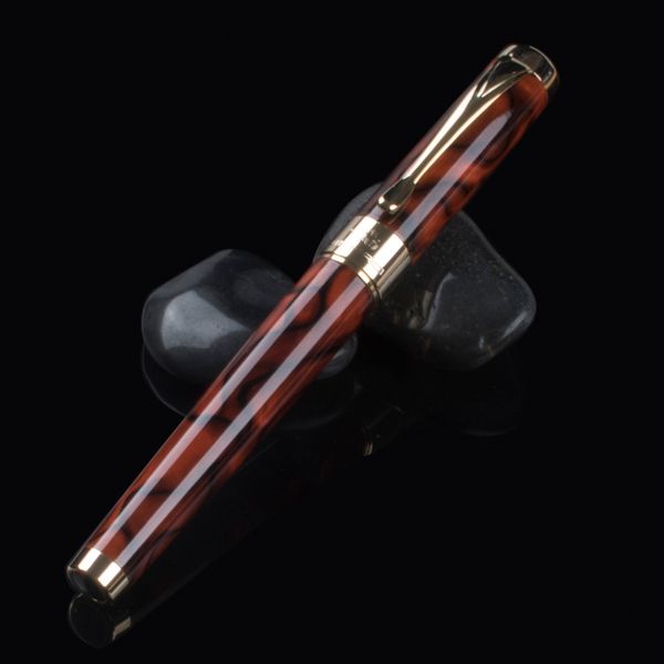 

1pc jinhao fountain pen marble material business office fast writing executive gift ink pens