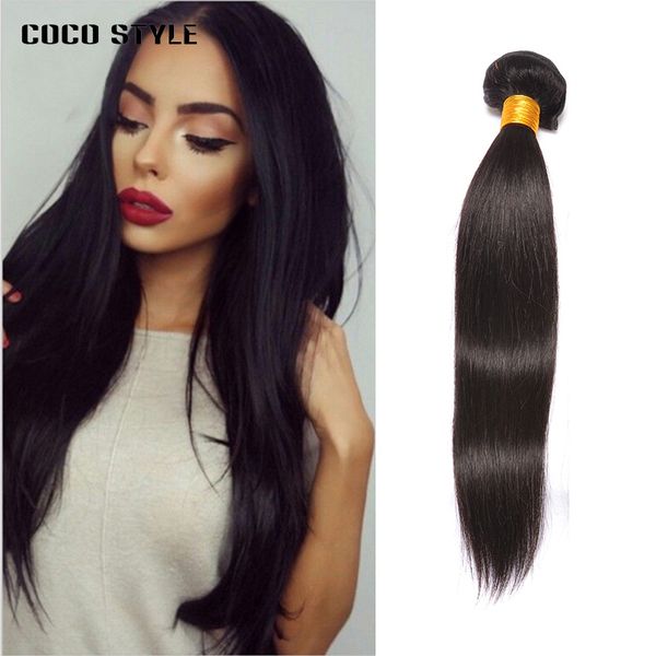 Brazilian Hair Weave Bundles Human Non Remy Straight Hair Weaves 1