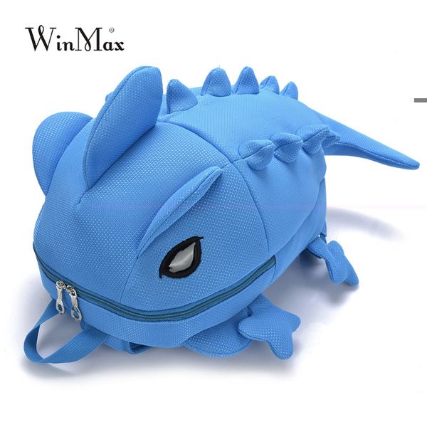 

winmax chameleon cartoon backpack monster dinosaur children school bag personality boys school bags whimsy travel bag